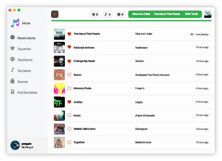 Muxie App UI